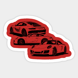 Porsche 911 Sticker